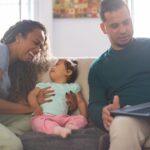 Illustration of The Financial Adjustments Couples Make After Having a Child