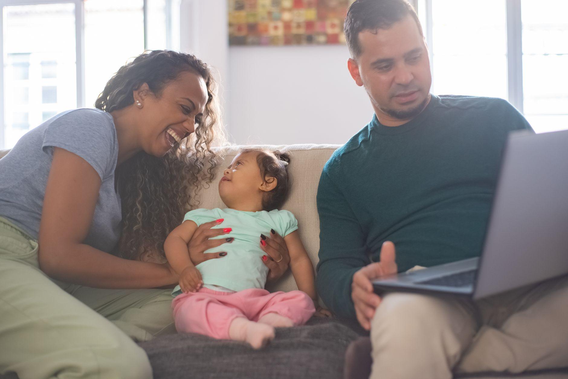 Illustration of The Financial Adjustments Couples Make After Having a Child